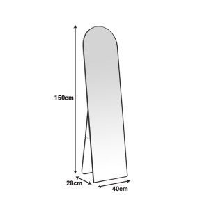 pak-384-000003-2 ΚΑΘΡΕΠΤΗΣ PLAZA PAKOWORLD ΑΛΟΥΜΙΝΙΟ ΣΕ ΛΕΥΚΗ ΑΠΟΧΡΩΣΗ 40X28X150ΕΚ