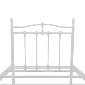 pak-386-000009-5 ΚΡΕΒΑΤΙ WOTSO PAKOWORLD ΜΕΤΑΛΛΙΚΟ ΛΕΥΚΟ 90X190ΕΚ