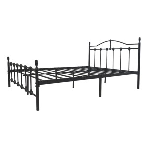 pak-386-000010-3 ΚΡΕΒΑΤΙ WOTSO PAKOWORLD ΜΕΤΑΛΛΙΚΟ ΜΑΥΡΟ 140X200ΕΚ