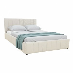 pak-388-000023 ΚΡΕΒΑΤΙ SNUGGLE PAKOWORLD ΜΕ ΑΠΟΘΗΚΕΥΤΙΚΟ ΧΩΡΟ ΥΦΑΣΜΑ ΜΠΕΖ 160X200ΕΚ