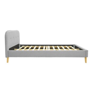 pak-388-000028-3 ΚΡΕΒΑΤΙ LUMILUX PAKOWORLD ΥΦΑΣΜΑ ΣΕ ΓΚΡΙ ΑΠΟΧΡΩΣΗ 160X200ΕΚ