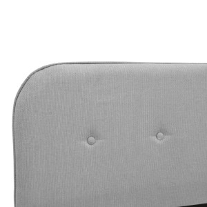 pak-388-000028-4 ΚΡΕΒΑΤΙ LUMILUX PAKOWORLD ΥΦΑΣΜΑ ΣΕ ΓΚΡΙ ΑΠΟΧΡΩΣΗ 160X200ΕΚ