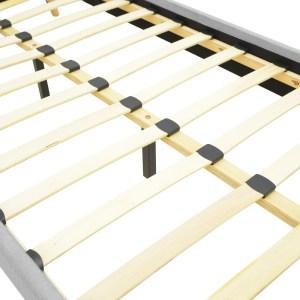 pak-388-000028-5 ΚΡΕΒΑΤΙ LUMILUX PAKOWORLD ΥΦΑΣΜΑ ΣΕ ΓΚΡΙ ΑΠΟΧΡΩΣΗ 160X200ΕΚ