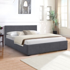 pak-388-000030-1 ΚΡΕΒΑΤΙ DELLIA PAKOWORLD ΜΕ ΑΠΟΘΗΚΕΥΤΙΚΟ ΧΩΡΟ ΥΦΑΣΜΑ ΑΝΘΡΑΚΙ 150X200ΕΚ