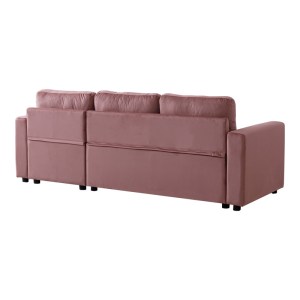 pak-389-000003-5 ΓΩΝΙΑΚΟΣ ΑΝΑΣΤΡΕΨΙΜΟΣ ΚΑΝΑΠΕΣ ΚΡΕΒΑΤΙ KAMORE PAKOWORLD ΜΕ ΑΠΟΘΗΚΕΥΤΙΚΟ ΧΩΡΟ ΣΑΠΙΟ ΜΗΛΟ ΒΕΛΟΥΔΟ 223X146X85ΕΚ