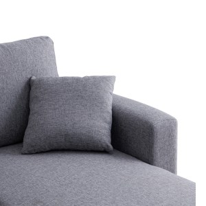 pak-389-000004-6 ΓΩΝΙΑΚΟΣ ΑΝΑΣΤΡΕΨΙΜΟΣ ΚΑΝΑΠΕΣ ΚΡΕΒΑΤΙ KAMORE PAKOWORLD ΜΕ ΑΠΟΘΗΚΕΥΤΙΚΟ ΧΩΡΟ ΓΚΡΙ ΥΦΑΣΜΑ 223X146X85ΕΚ