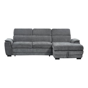 pak-389-000013-3 ΓΩΝΙΑΚΟΣ ΚΑΝΑΠΕΣ-ΚΡΕΒΑΤΙ ΑΡΙΣΤΕΡΗ ΓΩΝΙΑ DREAMORA PAKOWORLD ΜΕ ΑΠΟΘΗΚΕΥΤΙΚΟ ΥΦΑΣΜΑ ΑΝΘΡΑΚΙ 270X167X82ΕΚ