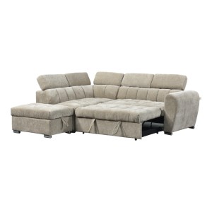 pak-389-000015-2 ΓΩΝΙΑΚΟΣ ΚΑΝΑΠΕΣ-ΚΡΕΒΑΤΙ ΔΕΞΙΑ ΓΩΝΙΑ NUVORA PAKOWORLD ΜΕ ΑΠΟΘΗΚΕΥΤΙΚΟ ΧΩΡΟ ΜΠΕΖ ΥΦΑΣΜΑ 244X225X79ΕΚ