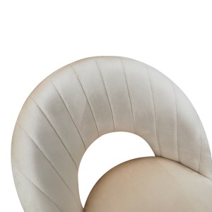 pak-390-000027-4 ΚΑΡΕΚΛΑ LOVINGO PAKOWORLD ΒΕΛΟΥΔΟ ΜΠΕΖ ΜΕ ΜΕΤΑΛΛΙΚΑ ΠΟΔΙΑ ΣΕ ΦΥΣΙΚΗ ΑΠΟΧΡΩΣΗ 50X47X85.5ΕΚ