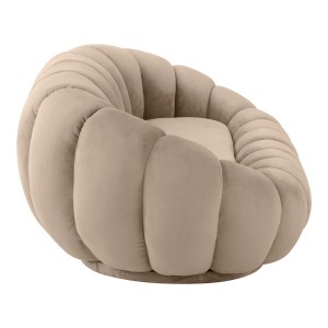 pak-392-000004-1 ΚΑΝΑΠΕΣ EMBRACE PAKOWORLD ΒΕΛΟΥΔΟ ΣΕ ΜΠΕΖ  ΑΠΟΧΡΩΣΗ 180X105X65ΕΚ