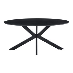 pak-392-000019-1 ΤΡΑΠΕΖΙ MAKREY PAKOWORLD ΜΑΥΡΟ MDF- ΜΕΤΑΛΛΙΚΑ ΠΟΔΙΑ 160X90X75ΕΚ