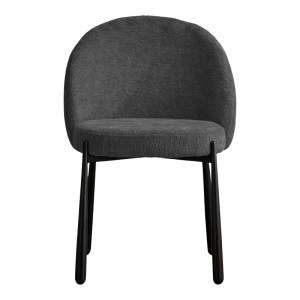 pak-392-000025-3 ΚΑΡΕΚΛΑ DENNA PAKOWORLD ΥΦΑΣΜΑ ΑΝΘΡΑΚΙ-ΜΑΥΡΑ ΜΕΤΑΛΛΙΚΑ ΠΟΔΙΑ 52X60X85ΕΚ