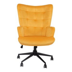 pak-393-000022-3 ΠΟΛΥΘΡΟΝΑ-ΜΠΕΡΖΕΡΑ LOBIMA PAKOWORLD ΠΕΡΙΣΤΡΕΦΟΜΕΝΗ ΚΙΤΡΙΝΟ ΒΕΛΟΥΔΟ ΜΕ ΒΑΣΗ ΣΕ ΜΑΥΡΗ ΑΠΟΧΡΩΣΗ 71X68X104ΕΚ