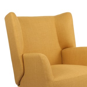 pak-393-000024-5 ΠΟΛΥΘΡΟΝΑ MARETA PAKOWORLD ΚΙΤΡΙΝΟ ΥΦΑΣΜΑ ΜΕ ΠΟΔΙ ΣΕ ΜΑΥΡΗ ΑΠΟΧΡΩΣΗ 83X80X99ΕΚ