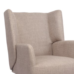 pak-393-000025-5 ΠΟΛΥΘΡΟΝΑ MARETA PAKOWORLD ΓΚΡΙ-ΜΠΕΖ ΥΦΑΣΜΑ ΜΕ ΠΟΔΙ ΣΕ ΜΑΥΡΗ ΑΠΟΧΡΩΣΗ 83X80X99ΕΚ