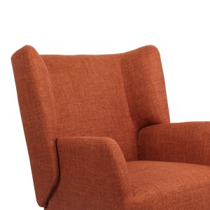 pak-393-000026-5 ΠΟΛΥΘΡΟΝΑ MARETA PAKOWORLD TERRACOTTA ΥΦΑΣΜΑ ΜΕ ΠΟΔΙ ΣΕ ΜΑΥΡΗ ΑΠΟΧΡΩΣΗ 83X80X99ΕΚ