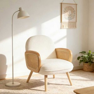 pak-393-000028-1 ΠΟΛΥΘΡΟΝΑ STEDY PAKOWORLD ΛΕΥΚΟ ΜΠΟΥΚΛΕ ΥΦΑΣΜΑ ΜΕ ΠΟΔΙ ΣΕ ΦΥΣΙΚΗ ΑΠΟΧΡΩΣΗ 78X64X82ΕΚ