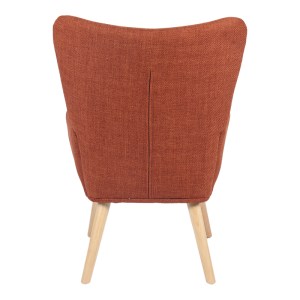 pak-393-000030-5 ΠΟΛΥΘΡΟΝΑ-ΜΠΕΡΖΕΡΑ GERLINA PAKOWORLD TERRACOTTA ΥΦΑΣΜΑ ΜΕ ΠΟΔΙ ΣΕ ΦΥΣΙΚΗ ΑΠΟΧΡΩΣΗ 71X64X94ΕΚ