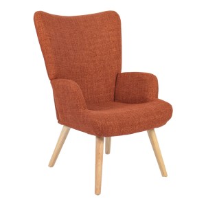 pak-393-000030 ΠΟΛΥΘΡΟΝΑ-ΜΠΕΡΖΕΡΑ GERLINA PAKOWORLD TERRACOTTA ΥΦΑΣΜΑ ΜΕ ΠΟΔΙ ΣΕ ΦΥΣΙΚΗ ΑΠΟΧΡΩΣΗ 71X64X94ΕΚ