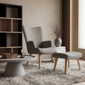 pak-393-000033-1 ΠΟΛΥΘΡΟΝΑ-ΜΠΕΡΖΕΡΑ ΜΕ ΥΠΟΠΟΔΙΟ GERLINA PAKOWORLD ΑΝΟΙΧΤΟ ΓΚΡΙ ΥΦΑΣΜΑ ΜΕ ΠΟΔΙ ΣΕ ΦΥΣΙΚΗ ΑΠΟΧΡΩΣΗ 71X64X94ΕΚ