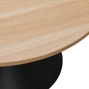 pak-395-000003-3 ΤΡΑΠΕΖΙΑ ΣΑΛΟΝΙΟΥ HEMENA PAKOWORLD ΣΕΤ 2ΤΕΜ ΣΕ ΜΑΥΡΗ-ΦΥΣΙΚΗ ΑΠΟΧΡΩΣΗ