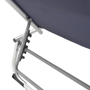 pak-396-000002-5 ΞΑΠΛΩΣΤΡΑ ΠΑΡΑΛΙΑΣ FEVEPE PAKOWORLD ΒΑΡΕΩΣ ΤΥΠΟΥ ΑΛΟΥΜΙΝΙΟ-TEXTILENE ΣΕ ΑΝΘΡΑΚΙ ΑΠΟΧΡΩΣΗ 58.5X185X29.5ΕΚ