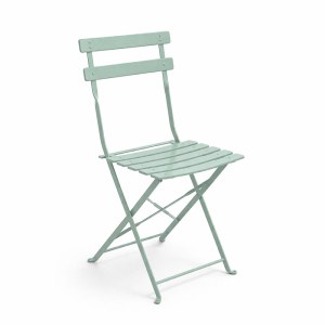 pak-400-000007-1 ΚΑΡΕΚΛΑ BISTRO PAKOWORLD ΜΕΤΑΛΛΙΚΗ ΑΝΑΔΙΠΛΟΥΜΕΝΗ ΣΕ ΜΕΝΤΑ ΑΠΟΧΡΩΣΗ 42X46X82ΕΚ
