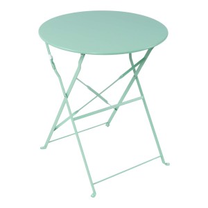 pak-400-000013-2 ΤΡΑΠΕΖΑΡΙΑ BISTRO PAKOWORLD ΣΕΤ 3ΤΕΜ ΜΕΤΑΛΛΙΚΗ ΑΝΑΔΙΠΛΟΥΜΕΝΗ ΣΕ ΜΕΝΤΑ ΑΠΟΧΡΩΣΗ Φ60X71ΕΚ