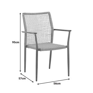 pak-404-000003-1 ΠΟΛΥΘΡΟΝΑ SOLANA PAKOWORLD ΣΤΟΙΒΑΖΟΜΕΝΗ- TEAK ΞΥΛΟ- ΑΛΟΥΜΙΝΙΟ ΣΕ ΚΑΦΕ-PE ΣΧΟΙΝΙ ΣΕ ΦΥΣΙΚΗ ΑΠΟΧΡΩΣΗ 56X57X95ΕΚ