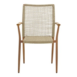 pak-404-000003-4 ΠΟΛΥΘΡΟΝΑ SOLANA PAKOWORLD ΣΤΟΙΒΑΖΟΜΕΝΗ- TEAK ΞΥΛΟ- ΑΛΟΥΜΙΝΙΟ ΣΕ ΚΑΦΕ-PE ΣΧΟΙΝΙ ΣΕ ΦΥΣΙΚΗ ΑΠΟΧΡΩΣΗ 56X57X95ΕΚ