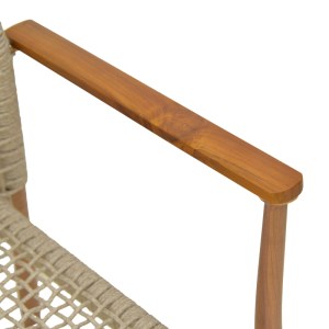 pak-404-000003-7 ΠΟΛΥΘΡΟΝΑ SOLANA PAKOWORLD ΣΤΟΙΒΑΖΟΜΕΝΗ- TEAK ΞΥΛΟ- ΑΛΟΥΜΙΝΙΟ ΣΕ ΚΑΦΕ-PE ΣΧΟΙΝΙ ΣΕ ΦΥΣΙΚΗ ΑΠΟΧΡΩΣΗ 56X57X95ΕΚ