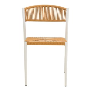 pak-404-000015-4 ΚΑΡΕΚΛΑ CURA PAKOWORLD ΣΤΟΙΒΑΖΟΜΕΝΗ ΑΛΟΥΜΙΝΙΟ ΣΕ ΛΕΥΚΗ -PE RATTAN ΣΕ ΦΥΣΙΚΗ ΑΠΟΧΡΩΣΗ 50X58,5X78,5ΕΚ
