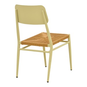 pak-404-000019-2 ΚΑΡΕΚΛΑ GIARDINO PAKOWORLD ΣΤΟΙΒΑΖΟΜΕΝΗ ΑΛΟΥΜΙΝΙΟ ΣΕ ΜΠΕΖ -PE RATTAN ΣΕ ΦΥΣΙΚΗ ΑΠΟΧΡΩΣΗ 45X56X82ΕΚ