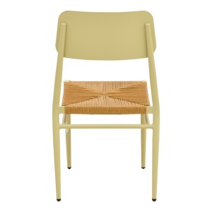 pak-404-000019-5 ΚΑΡΕΚΛΑ GIARDINO PAKOWORLD ΣΤΟΙΒΑΖΟΜΕΝΗ ΑΛΟΥΜΙΝΙΟ ΣΕ ΜΠΕΖ -PE RATTAN ΣΕ ΦΥΣΙΚΗ ΑΠΟΧΡΩΣΗ 45X56X82ΕΚ