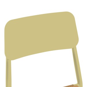 pak-404-000019-6 ΚΑΡΕΚΛΑ GIARDINO PAKOWORLD ΣΤΟΙΒΑΖΟΜΕΝΗ ΑΛΟΥΜΙΝΙΟ ΣΕ ΜΠΕΖ -PE RATTAN ΣΕ ΦΥΣΙΚΗ ΑΠΟΧΡΩΣΗ 45X56X82ΕΚ