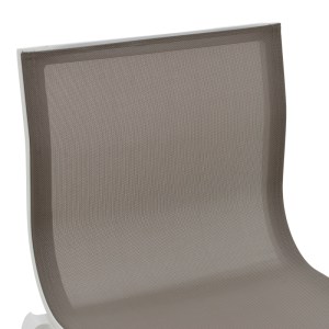 pak-404-000029-6 ΣΚΑΜΠΟ ΜΠΑΡ MELINA PAKOWORLD ΣΤΟΙΒΑΖΟΜΕΝΗ ΑΛΟΥΜΙΝΙΟ ΣΕ ΛΕΥΚΗ- TEXTLINE ΣΕ ΓΚΡΙ ΑΠΟΧΡΩΣΗ 45X49X115ΕΚ