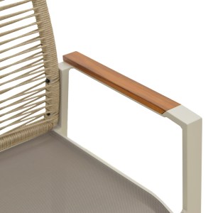 pak-404-000031-6 ΠΟΛΥΘΡΟΝΑ AEGEAN PAKOWORLD ΣΤΟΙΒΑΖΟΜΕΝΗ -TEAK- ΑΛΟΥΜΙΝΙΟ Κ TEXTLINE ΣΕ ΚΡΕΜ-PE ΣΧΟΙΝΙ ΣΕ ΦΥΣΙΚΗ ΑΠΟΧΡΩΣΗ 57X64X87ΕΚ