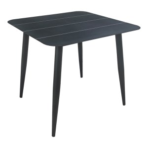 pak-404-000034 ΤΡΑΠΕΖΙ VISTA PAKOWORLD ΑΛΟΥΜΙΝΙΟ ΣΕ ΜΑΥΡΗ ΑΠΟΧΡΩΣΗ 80X80X72ΕΚ