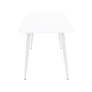 pak-404-000038-2 ΤΡΑΠΕΖΙ VISTA PAKOWORLD ΑΛΟΥΜΙΝΙΟ ΣΕ ΛΕΥΚΗ ΑΠΟΧΡΩΣΗ 120X70X72ΕΚ