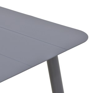 pak-404-000044-3 ΤΡΑΠΕΖΙ VISTA PAKOWORLD ΑΛΟΥΜΙΝΙΟ ΣΕ ΑΝΘΡΑΚΙ ΑΠΟΧΡΩΣΗ 150X80X72ΕΚ