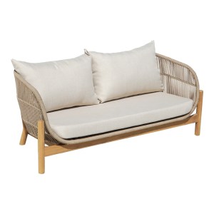 pak-405-000003 ΚΑΝΑΠΕΣ 2ΘΕΣΙΟΣ VERILAN PAKOWORLD ΜΑΣΙΦ ΞΥΛΟ ΑΚΑΚΙΑΣ-ΥΦΑΣΜΑ ΣΕ ΦΥΣΙΚΗ-ΜΠΕΖ ΑΠΟΧΡΩΣΗ 163X77X70ΕΚ