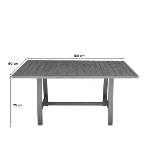 pak-405-000005-6 ΤΡΑΠΕΖΙ MALIBU PAKOWORLD ΜΑΣΙΦ ΞΥΛΟ ΑΚΑΚΙΑΣ ΣΕ ΦΥΣΙΚΗ ΑΠΟΧΡΩΣΗ 180X90X75ΕΚ