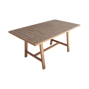pak-405-000006 ΤΡΑΠΕΖΙ MALIBU PAKOWORLD ΜΑΣΙΦ ΞΥΛΟ ΑΚΑΚΙΑΣ ΣΕ ΦΥΣΙΚΗ ΑΠΟΧΡΩΣΗ 160X90X75ΕΚ