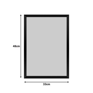 pak-409-000020-1 ΠΙΝΑΚΑΣ LINY PAKOWORLD ΜΕ ΨΗΦΙΑΚΗ ΕΚΤΥΠΩΣΗ ΚΑΙ ΠΛΑΙΣΙΟ 33X1.5X48ΕΚ