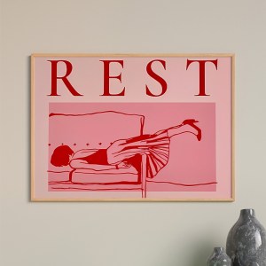 pak-409-000062 ΠΙΝΑΚΑΣ RESTIKA PAKOWORLD ΜΕ ΨΗΦΙΑΚΗ ΕΚΤΥΠΩΣΗ ΚΑΙ ΠΛΑΙΣΙΟ 48X1.5X33ΕΚ