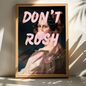 pak-409-000119 ΠΙΝΑΚΑΣ RUSHEA PAKOWORLD ΜΕ ΨΗΦΙΑΚΗ ΕΚΤΥΠΩΣΗ ΚΑΙ ΠΛΑΙΣΙΟ 70X2X50ΕΚ