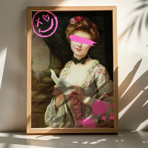 pak-409-000120 ΠΙΝΑΚΑΣ ELENDA PAKOWORLD ΜΕ ΨΗΦΙΑΚΗ ΕΚΤΥΠΩΣΗ ΚΑΙ ΠΛΑΙΣΙΟ 70X2X50ΕΚ