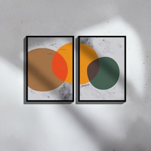 pak-409-000139 ΠΙΝΑΚΑΣ DERDIA I PAKOWORLD ΔΙΠΤΥΧΟΣ ΜΕ ΨΗΦΙΑΚΗ ΕΚΤΥΠΩΣΗ ΚΑΙ ΠΛΑΙΣΙΟ 33X1.5X48ΕΚ