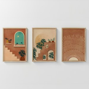 pak-409-000197 ΠΙΝΑΚΑΣ AFFERA PAKOWORLD ΤΡΙΠΤΥΧΟΣ ΜΕ ΨΗΦΙΑΚΗ ΕΚΤΥΠΩΣΗ ΚΑΙ ΠΛΑΙΣΙΟ 33X1.5X48ΕΚ