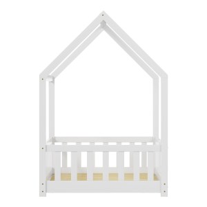 pak-412-000009-4 ΠΑΙΔΙΚΟ ΚΡΕΒΑΤΙ BAMBIE ΜΕ ΚΙΓΚΛΙΔΩΜΑ Τ. MONTESSORI PAKOWORLD ΞΥΛΟ ΠΕΥΚΟΥ ΛΕΥΚΟ 90X190ΕΚ